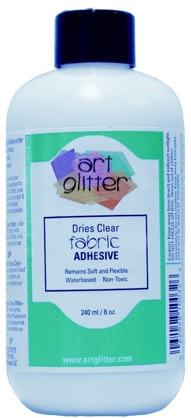 Fabric Dries Clear Adhesive, 8 oz.